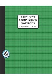 Graph paper composition notebook