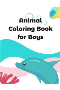 Animal Coloring Book for Boys