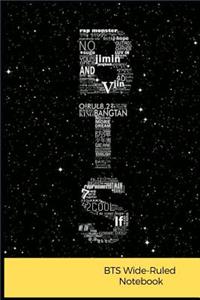Bts Wide-Ruled Notebook