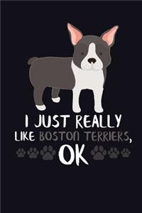 I Just Really Like Boston Terriers, Ok