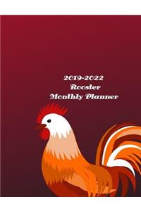 2019-2022 Rooster Monthly Planner