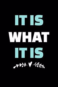 It Is What It Is