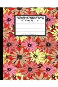 Unruled Composition Notebook 8