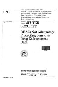 Computer Security: Dea Is Not Adequately Protecting Sensitive Drug Enforcement Data