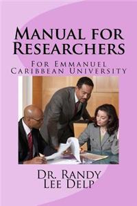 Manual for Researchers