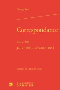 Correspondance. Tome XII