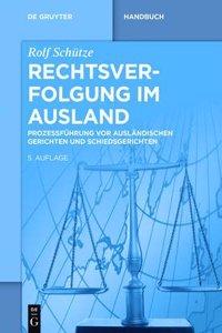 Rechtsverfolgung im Ausland