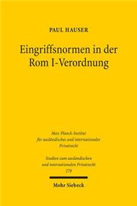 Eingriffsnormen in der Rom I-Verordnung