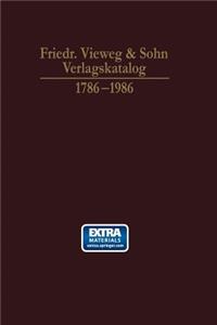 Friedr. Vieweg & Sohn Verlagskatalog