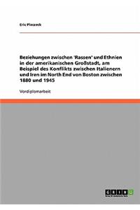 Beziehungen zwischen 'Rassen' und Ethnien in der amerikanischen Großstadt, am Beispiel des Konflikts zwischen Italienern und Iren im North End von Boston zwischen 1880 und 1945