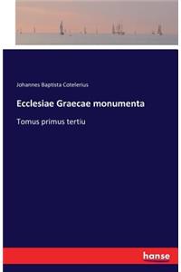 Ecclesiae Graecae monumenta