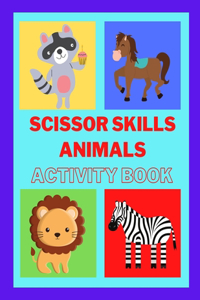 Scissors skills with Animals Activity Book