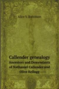 Callender genealogy