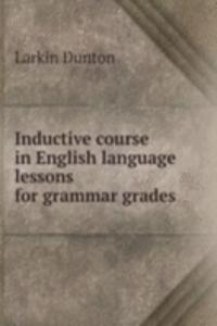 INDUCTIVE COURSE IN ENGLISH LANGUAGE LE