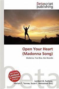 Open Your Heart (Madonna Song)