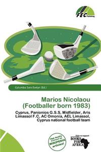 Marios Nicolaou (Footballer Born 1983)