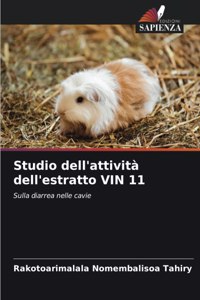 Studio dell'attività dell'estratto VIN 11