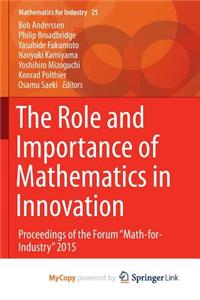 The Role and Importance of Mathematics in Innovation