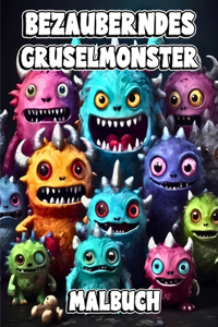 Bezauberndes Gruselmonster Malbuch