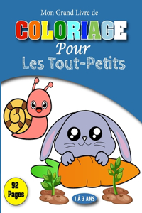 Mon Grand Livre De Coloriage Pour Les Tout-Petits