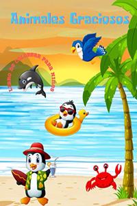 Animales Graciosos - Libro De Colorear Para Niños