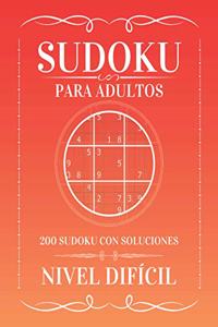 Sudoku Para Adultos - NIVEL DIFÍCIL
