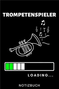 Trompetenspieler Loading... Notizbuch