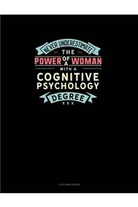 Never Underestimate The Power Of A Woman With A Cognitive Psychology Degree