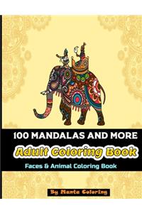 100 Mandalas And More Adut Coloring Book