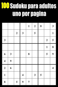 100 Sudoku para adultos uno por pagina