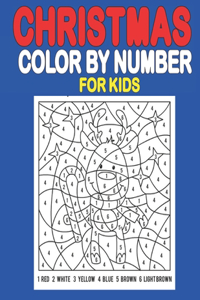 Christmas Color By Number For Kids