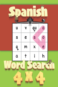 Spanish Word Search 4x4