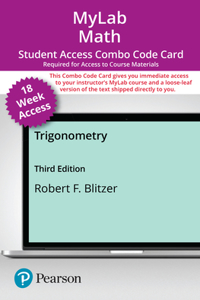 Mylab Math with Pearson Etext for Trigonometry -- Combo Access Card (18-Wks)