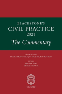 Blackstone's Civil Practice 2021: The Commentary