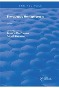 Therapeutic Hemapheresis