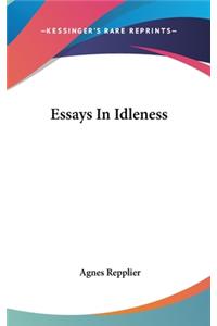 Essays In Idleness