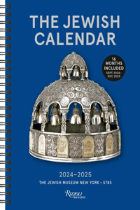 Jewish Calendar 2024-2025 (5785) 16-Month Planner