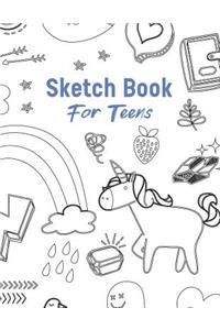 Sketch Book For Teens