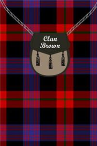 Clan Brown Tartan Journal/Notebook