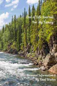 End Of Life Journal For My Family