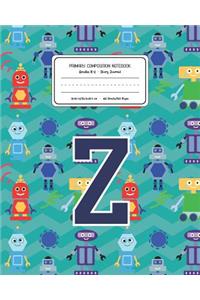 Primary Composition Notebook Grades K-2 Story Journal Z