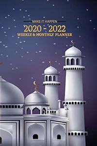 2020 - 2022 Weekly & Monthly Planner