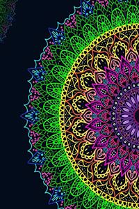 Floral Mandala Abstract Notebook Journal 8.5X11 Lined 120 Pages