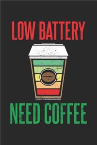 Low Battery Need Coffee