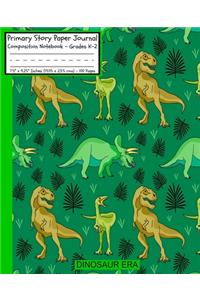 Dinosaurs Primary Story Paper Journal