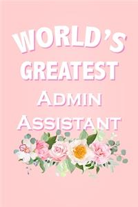 World's Greatest Admin Assistant