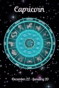 Zodiac Undated Weekly Planner - Capricorn December 22 - January 20