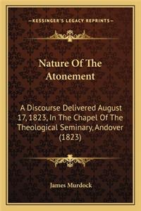 Nature Of The Atonement