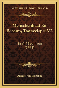 Menschenhaat En Berouw, Tooneelspel V2