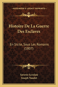 Histoire De La Guerre Des Esclaves